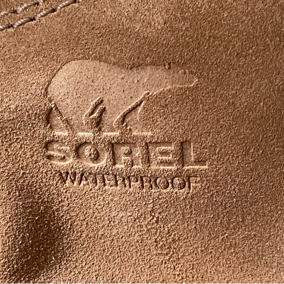 Sorel Explorer Joan Winter Boot Suede, Faux Fur, Fleece Lined Tan Size 9 - Picture 9 of 12